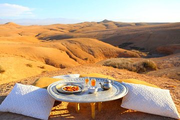 Repas marocain feu de camp