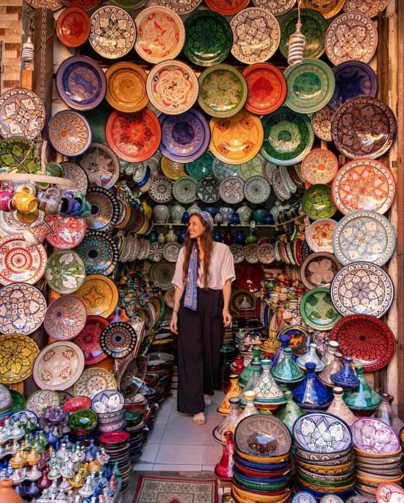 Souk Marrakech traditionnel